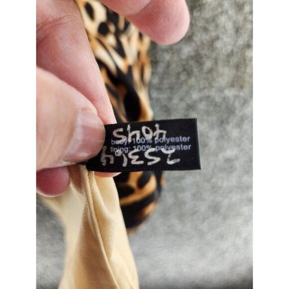 The Limited Xs Leopard Print Shift Short Sleeve Dress - Picture 5 of 6